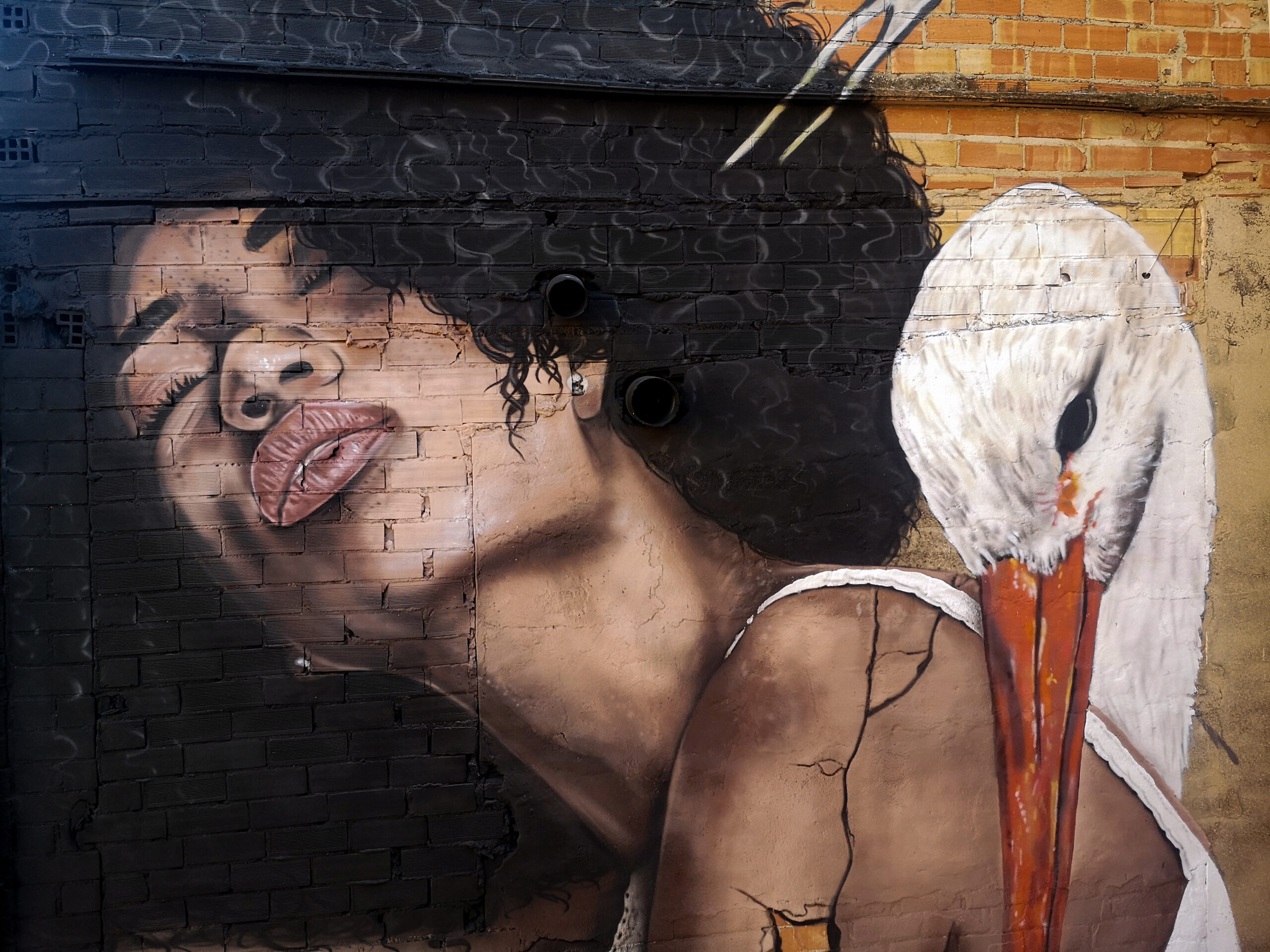 Pintura mural artística — proyectos de arte urbano profesional.